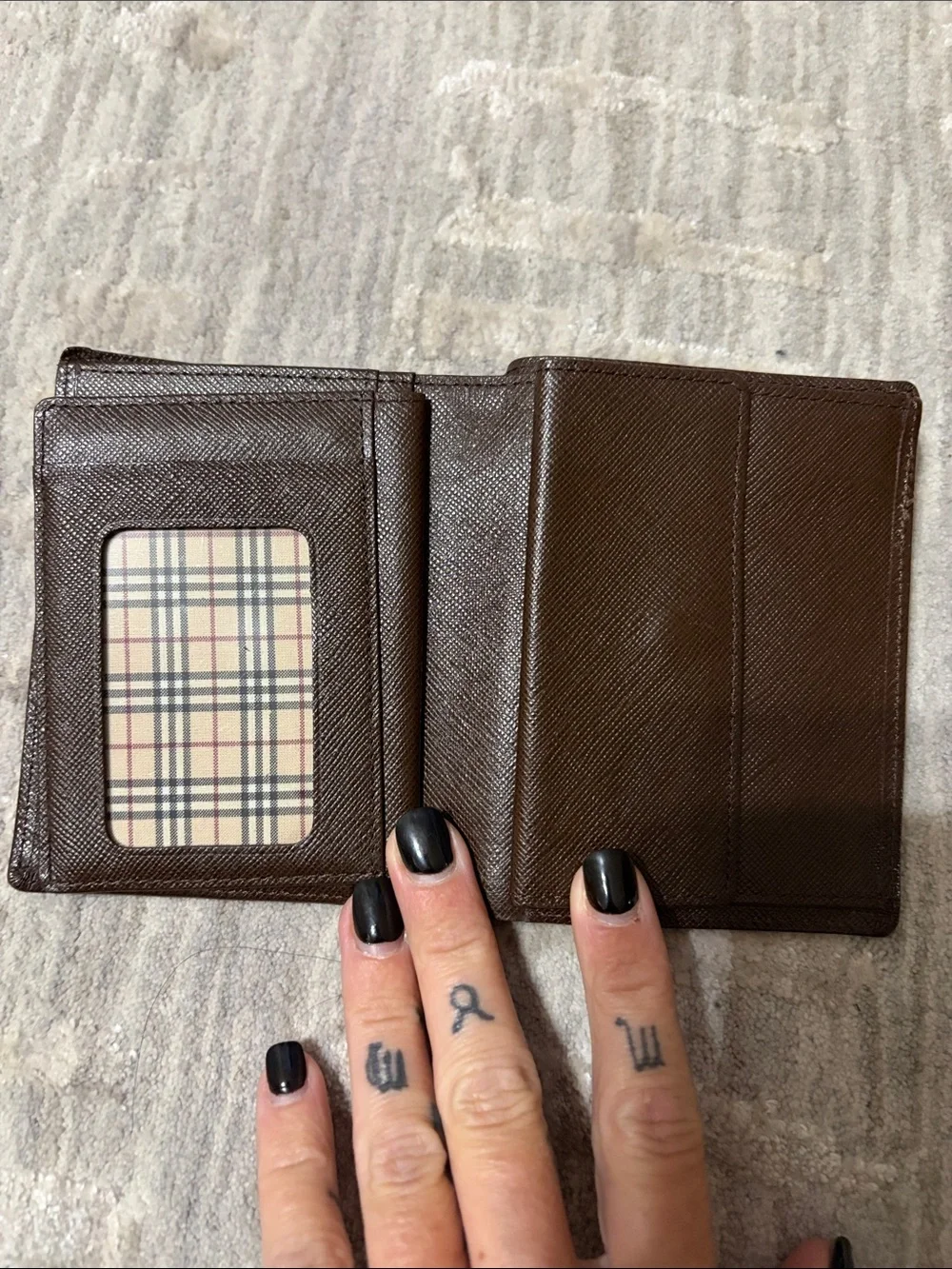 BLeather Bifold Wallet - Brown